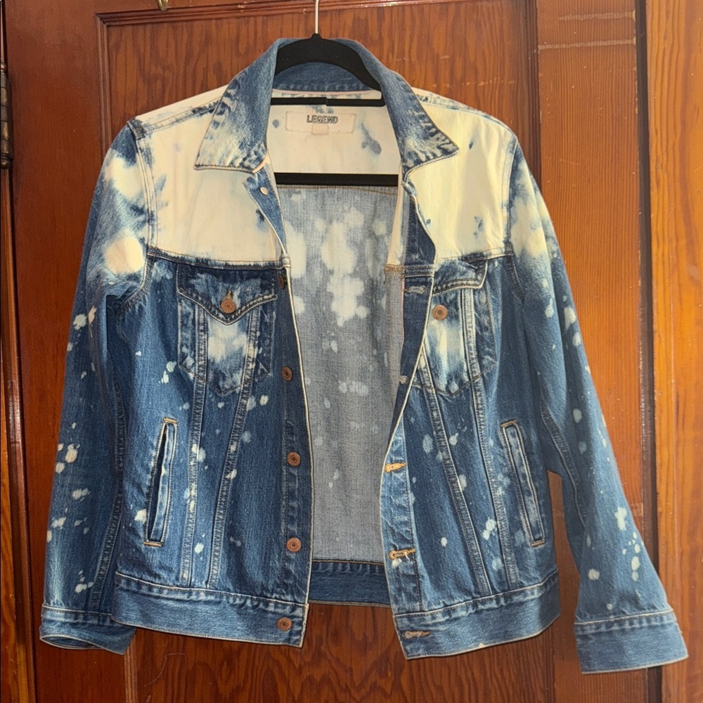 Lucky Brand Vintage Bleached Style Jean Jacket